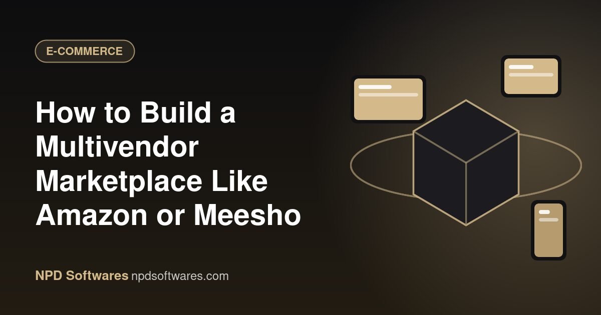 How to Build a Multivendor Marketplace Like Amazon or Meesho